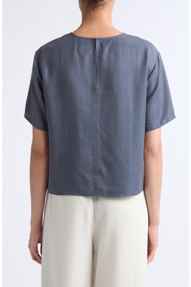 Kim Boxy Tee, Alternate, color, DENIM