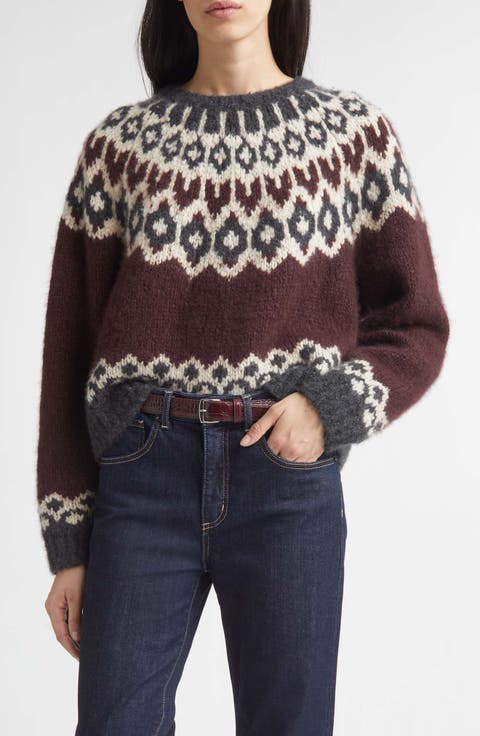 Isaline Fair Isle Cashmere Sweater