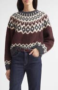 Nili Lotan Isaline Fair Isle Cashmere Sweater