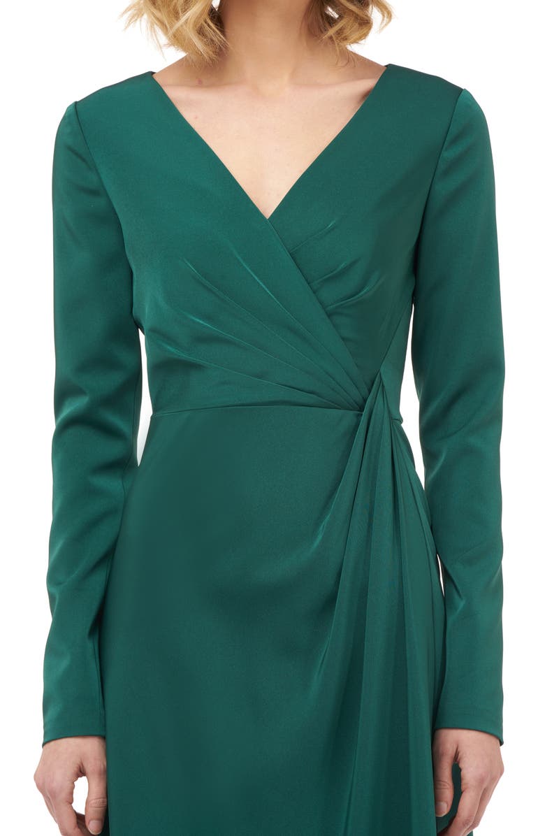 Kay Unger Adelina Long Sleeve Evening Gown, Alternate, color,