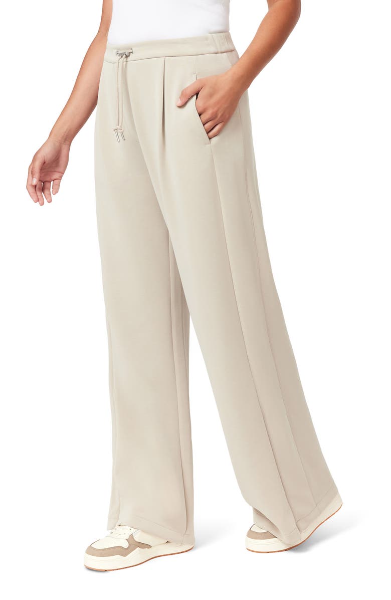 Scotch & Soda Wide Leg Zip Ankle Pants, Alternate, color, Feather Grey