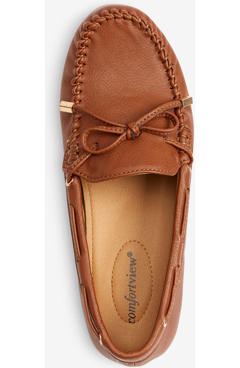 Comfortview The Ridley Slip On Flat, Alternate, color, Black