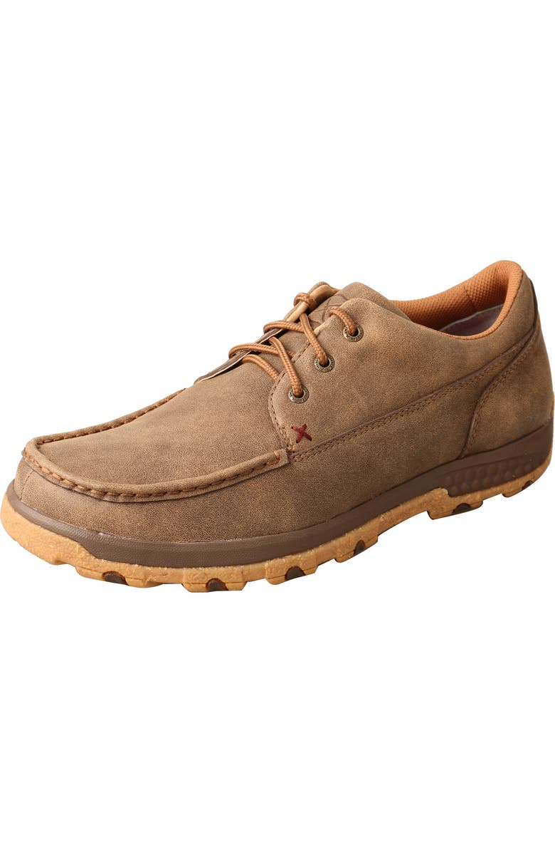Twisted X Moc Toe Boat Shoe, Alternate, color,