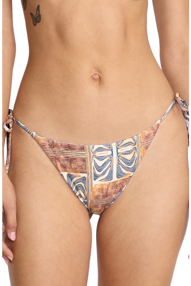 Emma Rushton Tie Bikini Bottoms, Main, color, BLUE MULTI