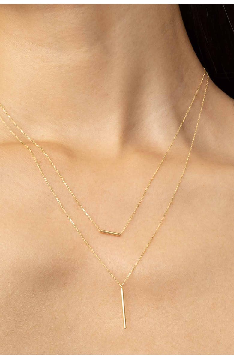 Oradina 14K Yellow Gold Vicenza Layered Necklace, Alternate, color, Yellow Gold
