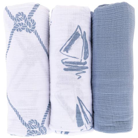 Cotton Muslin Swaddle Blanket 3 Pack