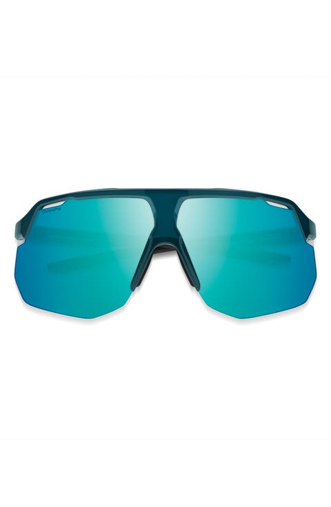 Motive 74mm ChromaPop™ Polarized Shield Sunglasses