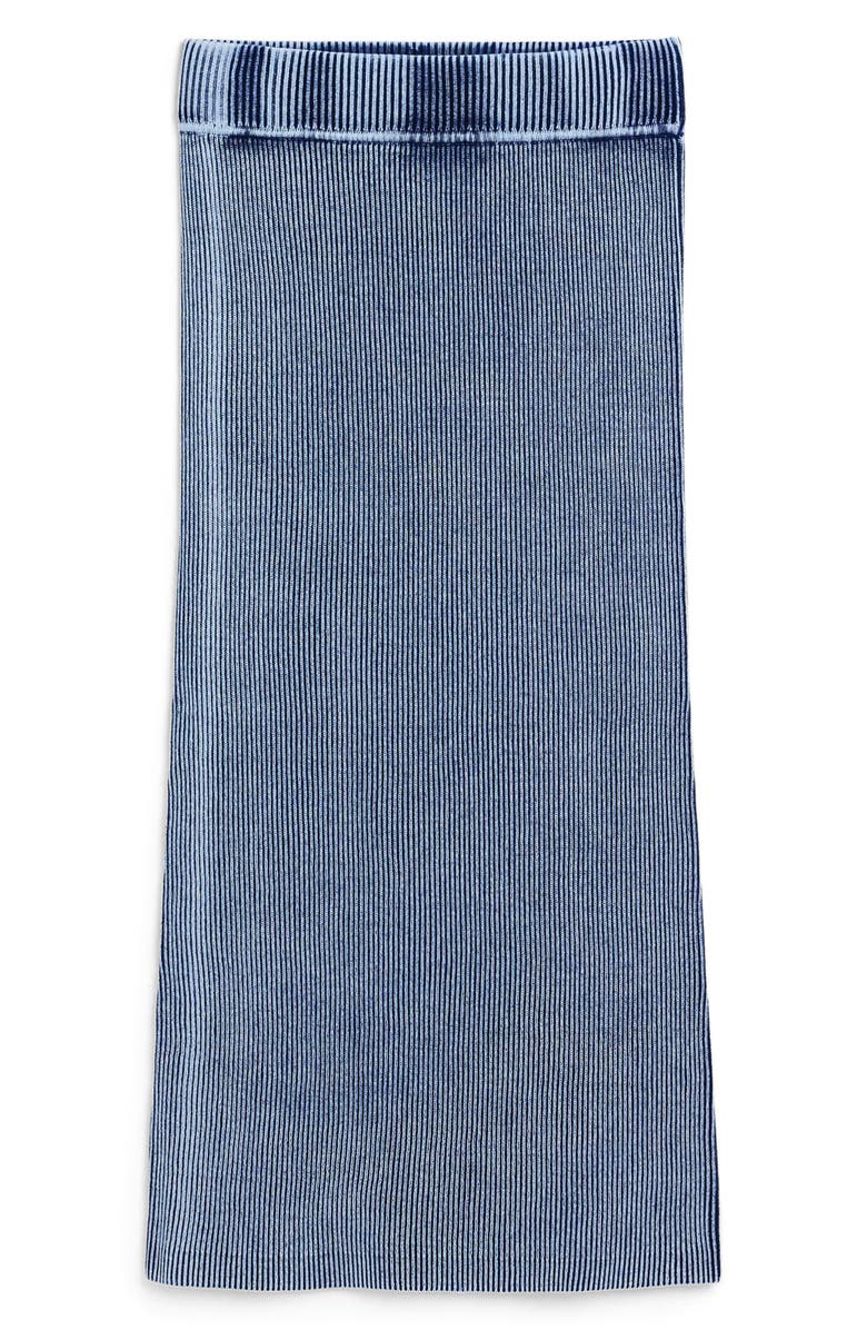 Desigual Rib Maxi Skirt, Alternate, color, Navy