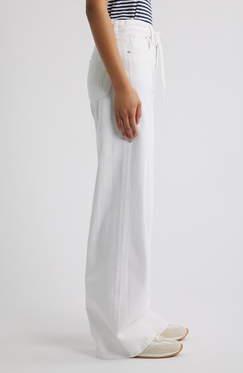 Madewell Ultimate Wide Leg Jeans, Alternate, color, Tile White