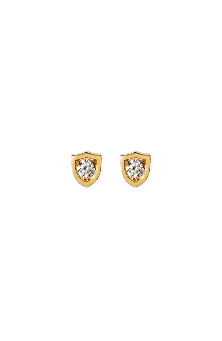 Burberry Shield Stud Earrings, Main, color, 