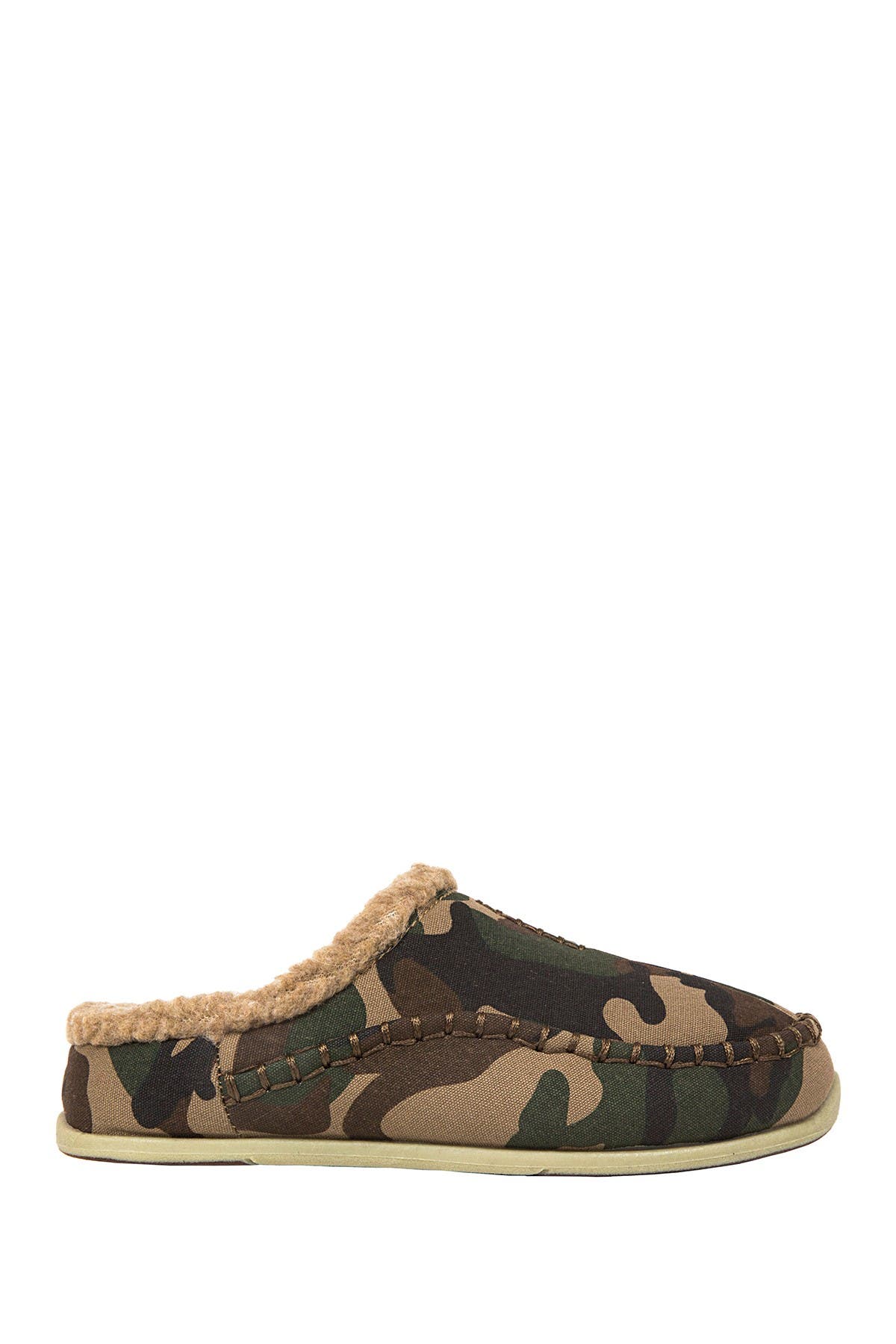 Deer Stags Slipperooz Lil' Nordic Faux Shearling Lined Slipper, Alternate, color, 