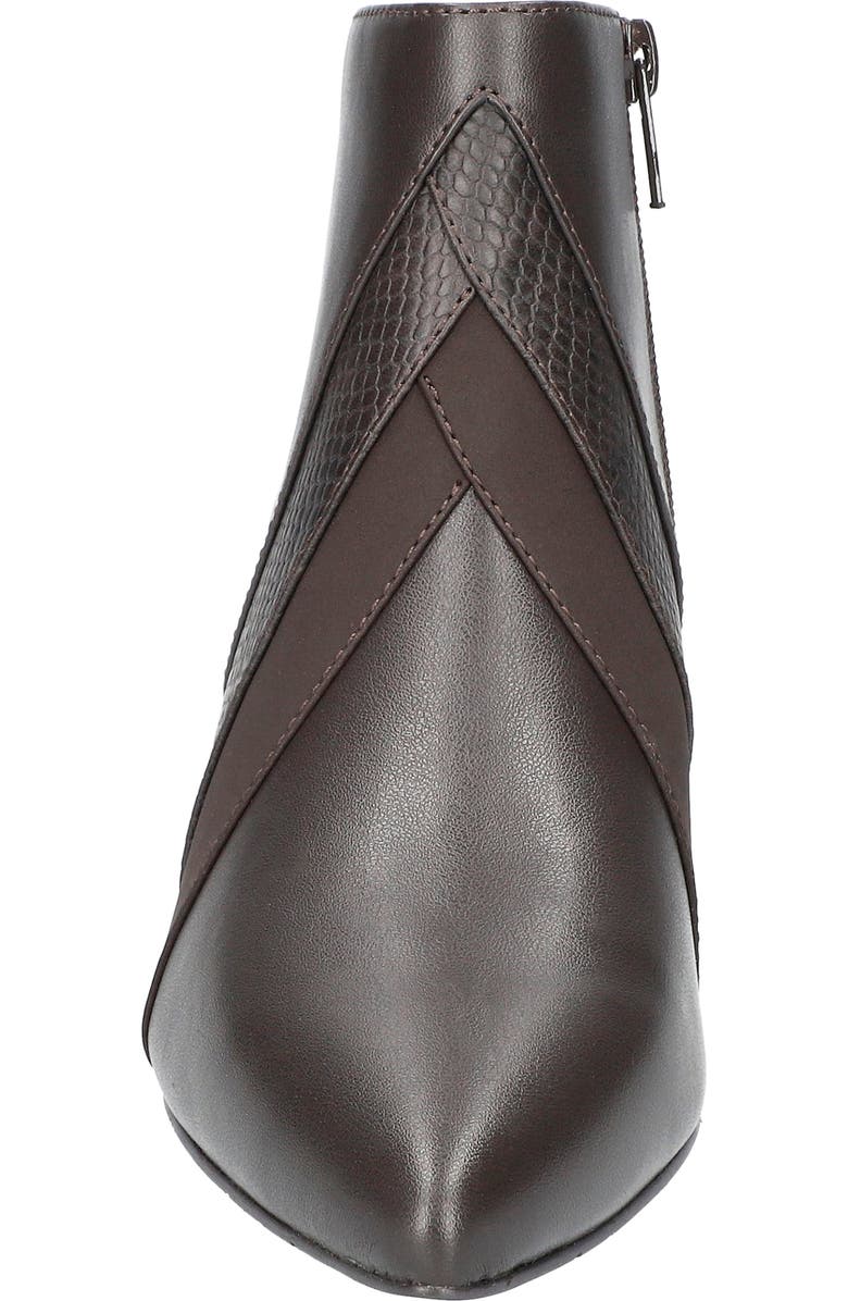EASY STREET Falcon Pointed Toe Bootie, Alternate, color, Brown
