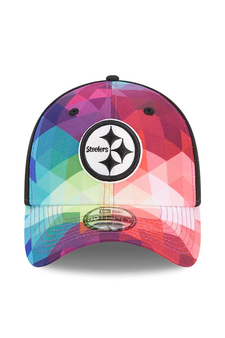 Men's New Era  Pink Pittsburgh Steelers 2023 NFL Crucial Catch 39THIRTY Flex Hat, Alternate, color, Pink