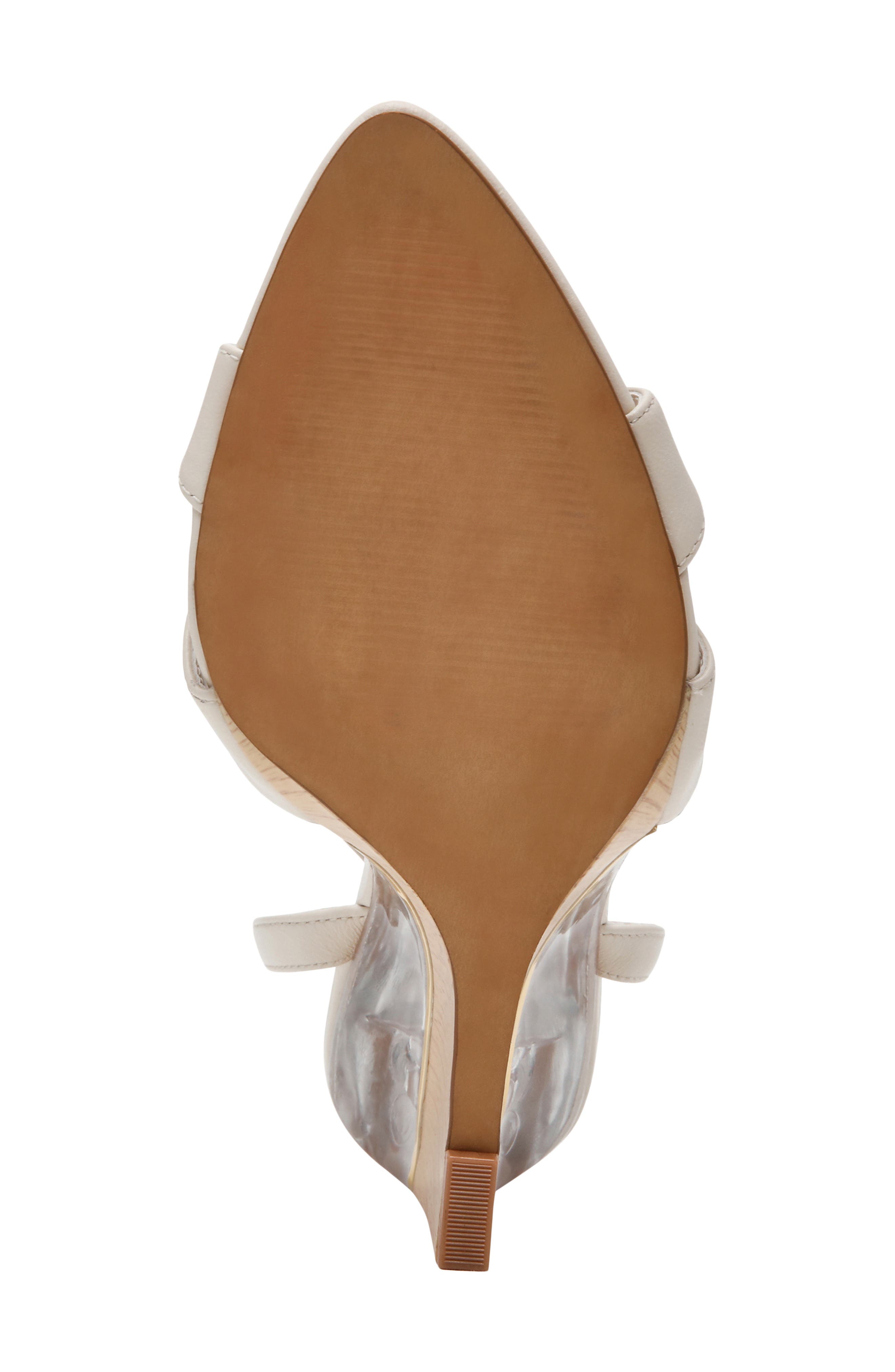 Sorynn Ankle Strap Pointed Toe Wedge Sandal, Alternate, color, BONE LEATHER