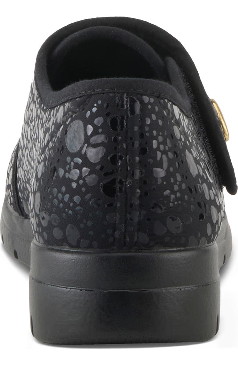 Flexus by Spring Step Amay Sneaker, Alternate, color, Black Croco