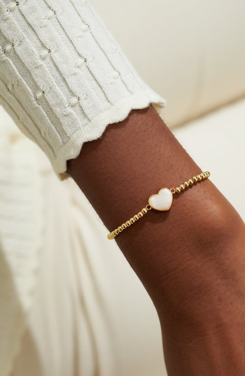 A Littles & Co Gold A Little 'Marvelous Mom' Bracelet, Alternate, color, Metallic Gold