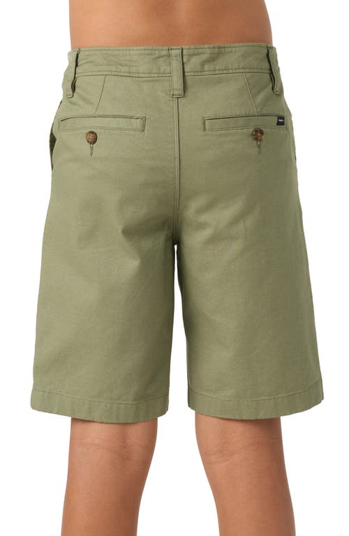 O'NEILL O'NEILL KIDS' JAY FLAT FRONT STRETCH BERMUDA SHORTS