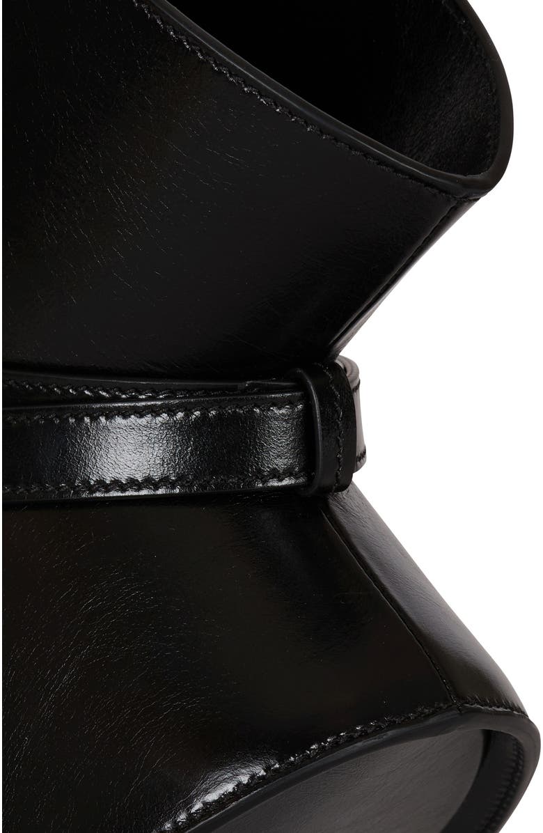 Balmain Medium Shuffle bag in calfskin leather, Alternate, color,