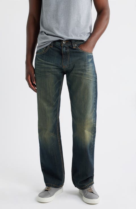 Relaxed Straight Leg Jeans