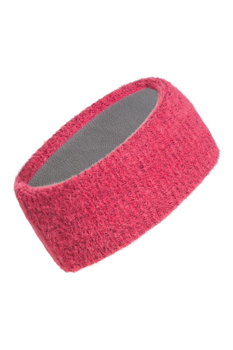Fuzzy Headband, Alternate, color, POWER PINK/ MAROON/ WHITE