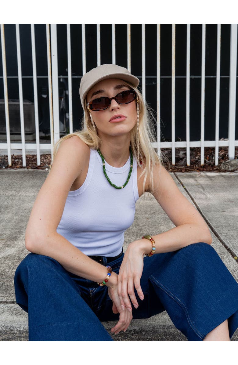 By Lilla Martini Necklace, Alternate, color, Green