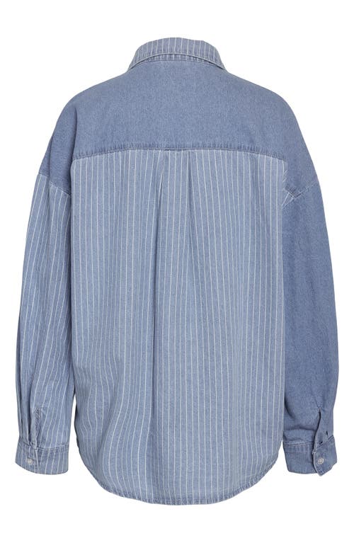 NOISY MAY NOISY MAY KATRI OVERSIZE DENIM SHIRT