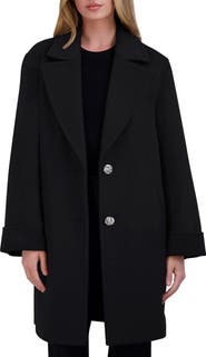 Tahari Sandra Oversize Wool Blend Coat
