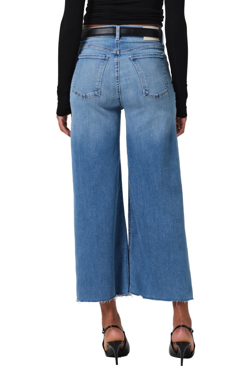 Citizens of Humanity Lyra Raw Hem High Waist Ankle Wide Leg Jeans, Alternate, color, Bhodi (Md Indigo)