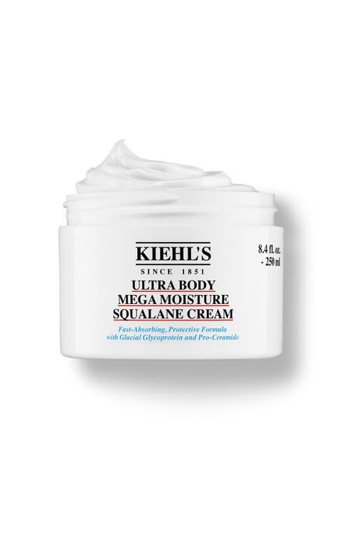 Kiehl's Since 1851 Ultra Body Mega Moisture Squalane Cream In Transparent