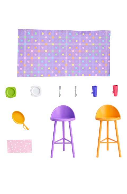 ® Getaway Dollhouse Playset with 4 Play Areas & 11 Decor Accessories