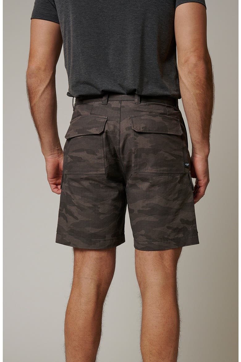 Ripstop Cargo Camo Shorts, Alternate, color, Volcanic