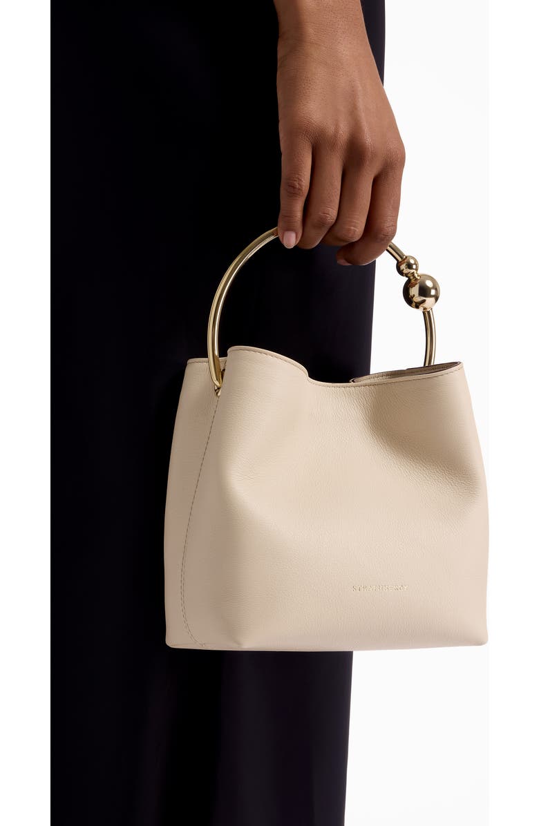 Strathberry The Circus Top Handle Leather Bucket Bag, Alternate, color,