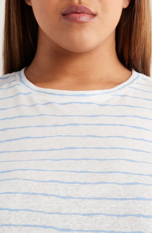 Wit & Wisdom Stripe Linen Blend T-shirt