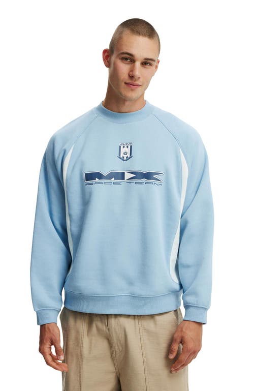 COTTON ON BOX FIT GRAPHIC CREW SWEATER