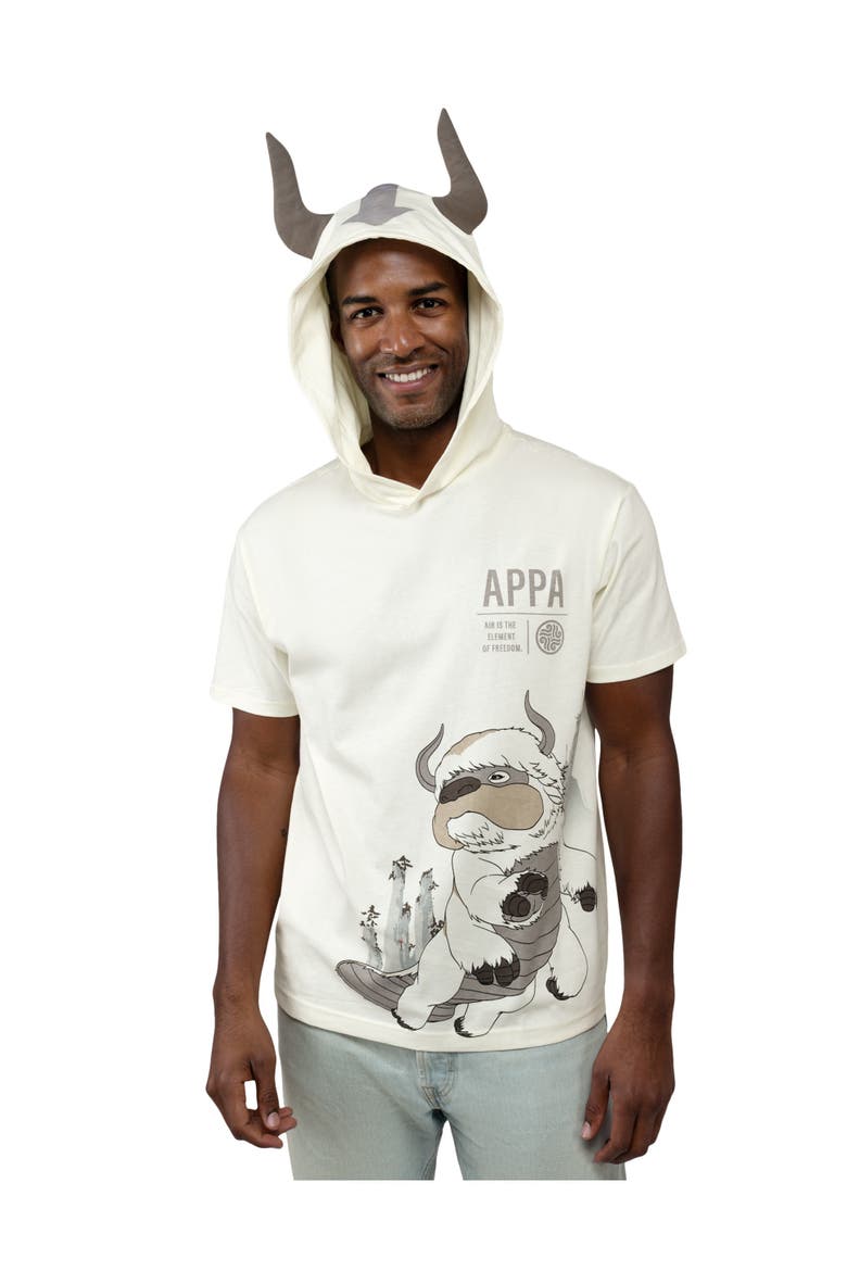 Hooded T-Shirt, Main, color, Beige Appa