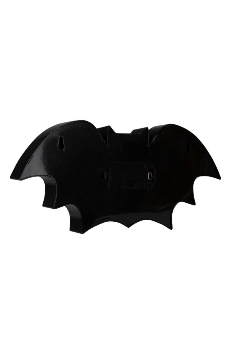 Northlight LED Lighted Bat Halloween Marquee Sign - 12", Alternate, color, Black