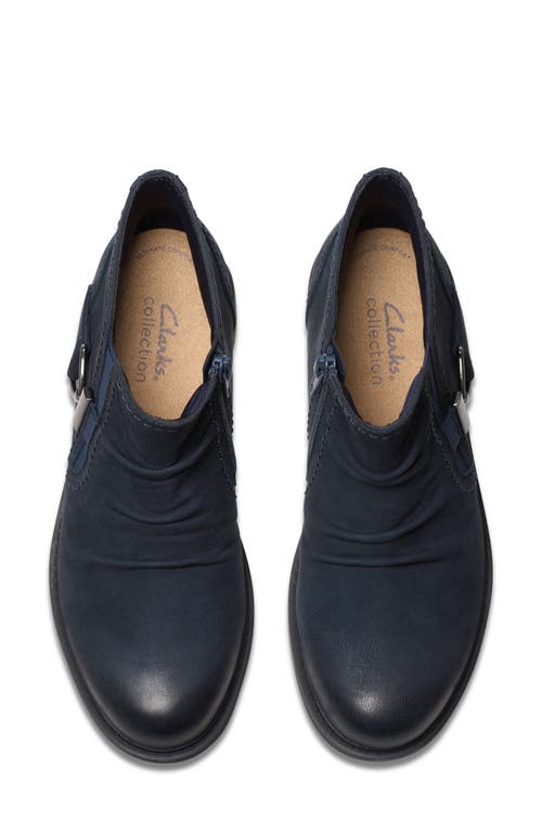Clarks ® Hearth Clara Ankle Boot In Blue
