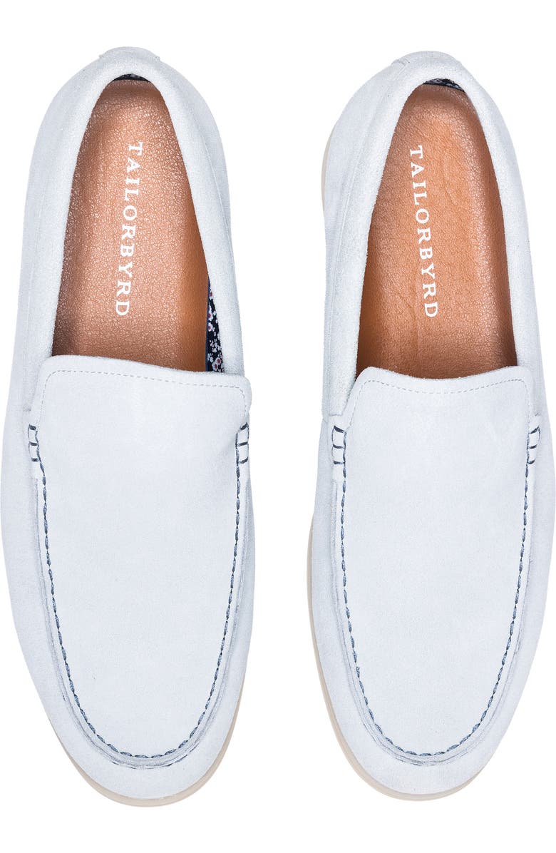 TailorByrd Mitchell Suede Loafer, Alternate, color, Gray