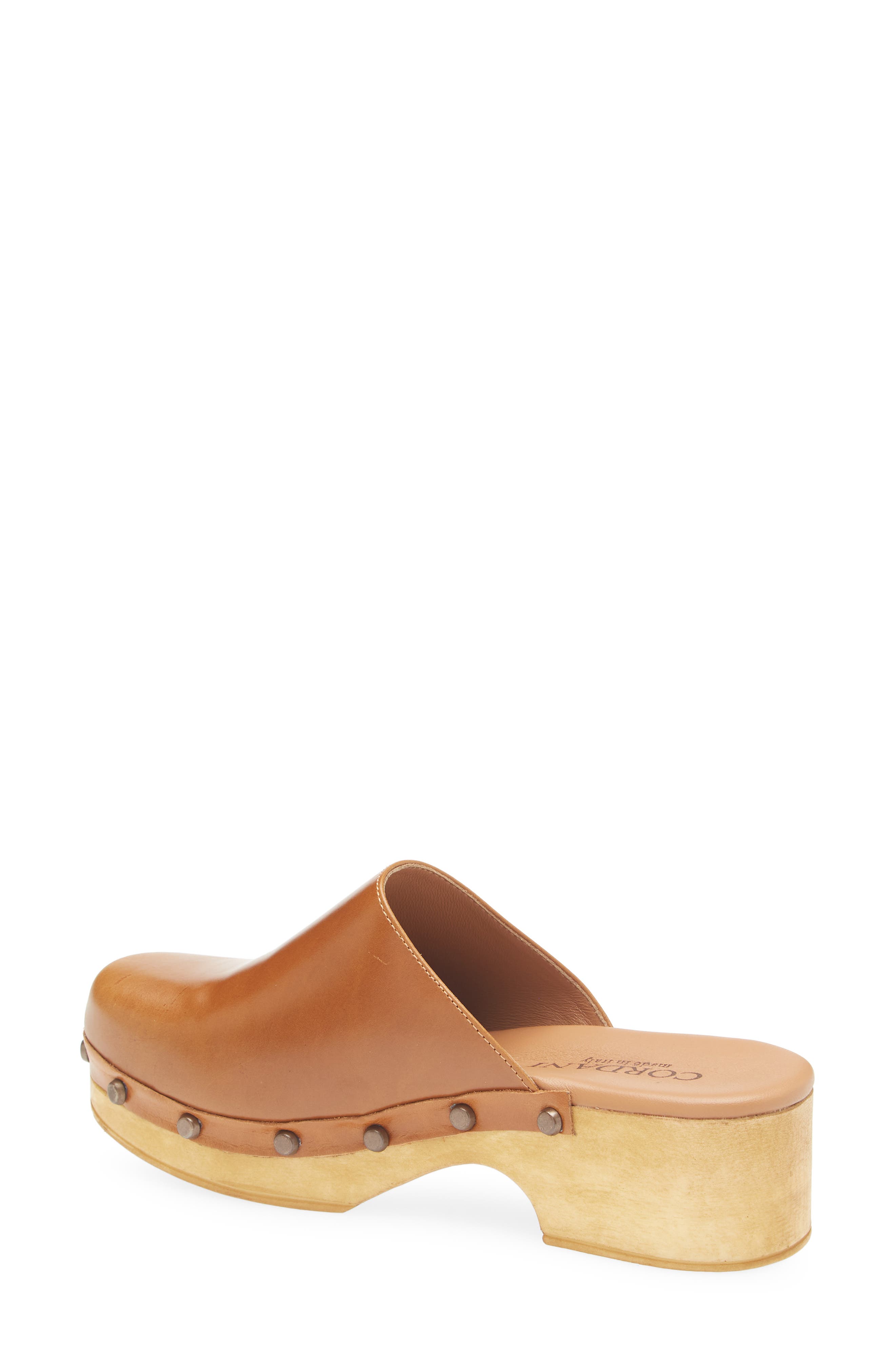 Wilka Platform Mule, Alternate, color, ACERO LEATHER
