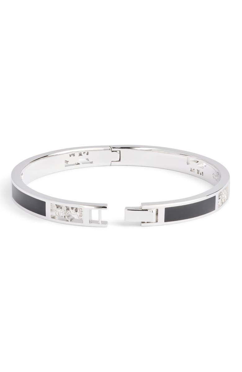 COACH Enamel Cutout Bangle, Alternate, color,