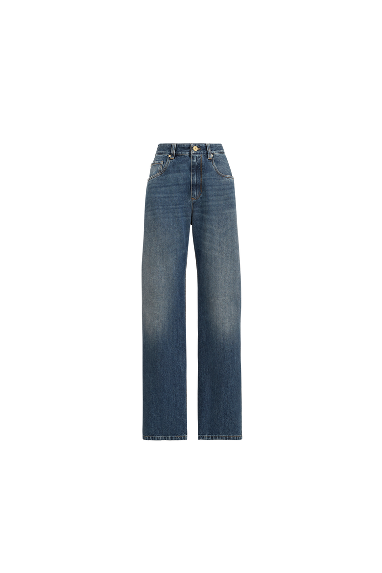 Contemporary Loose trousers, Main, color, Denim