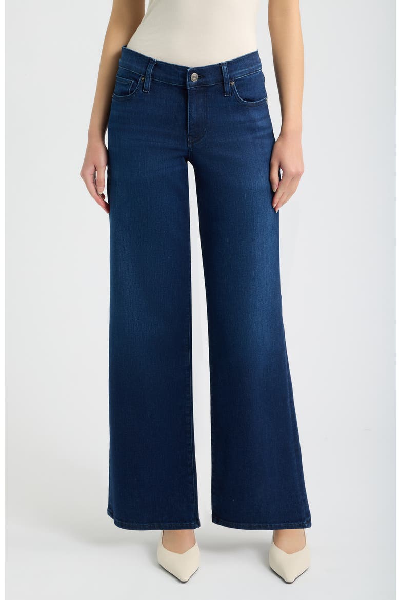 Le Slim Palazzo Wide Leg Jeans, Main, color, ULTRAVIOLET