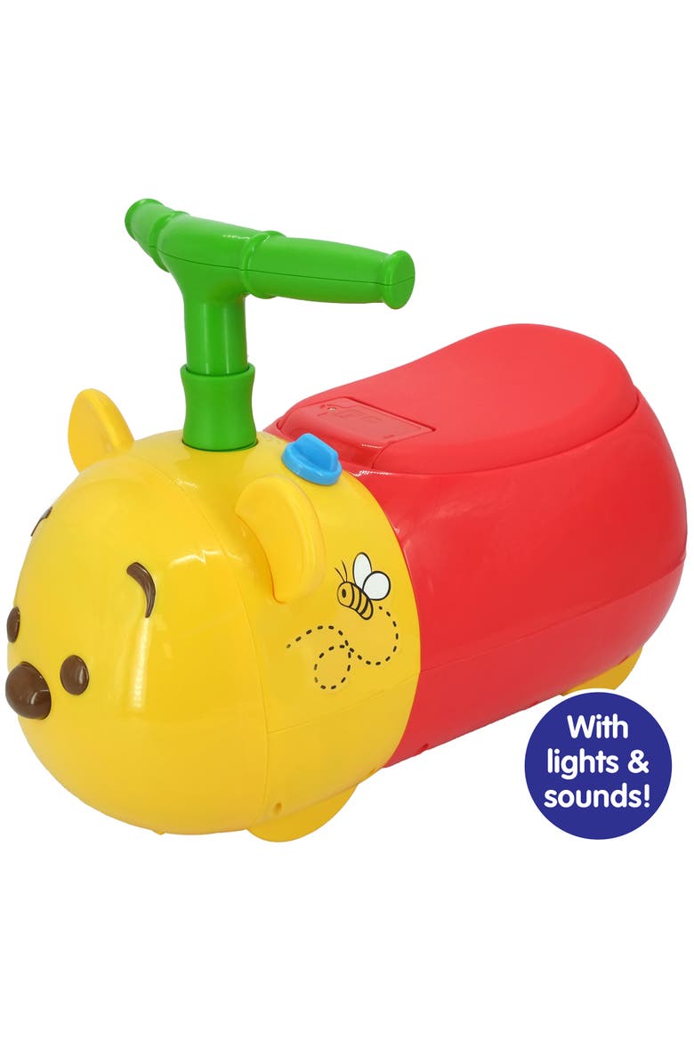 Lights & Sounds Zoom Ride-On Pooh Disney Vehicle, Alternate, color, Multicolored