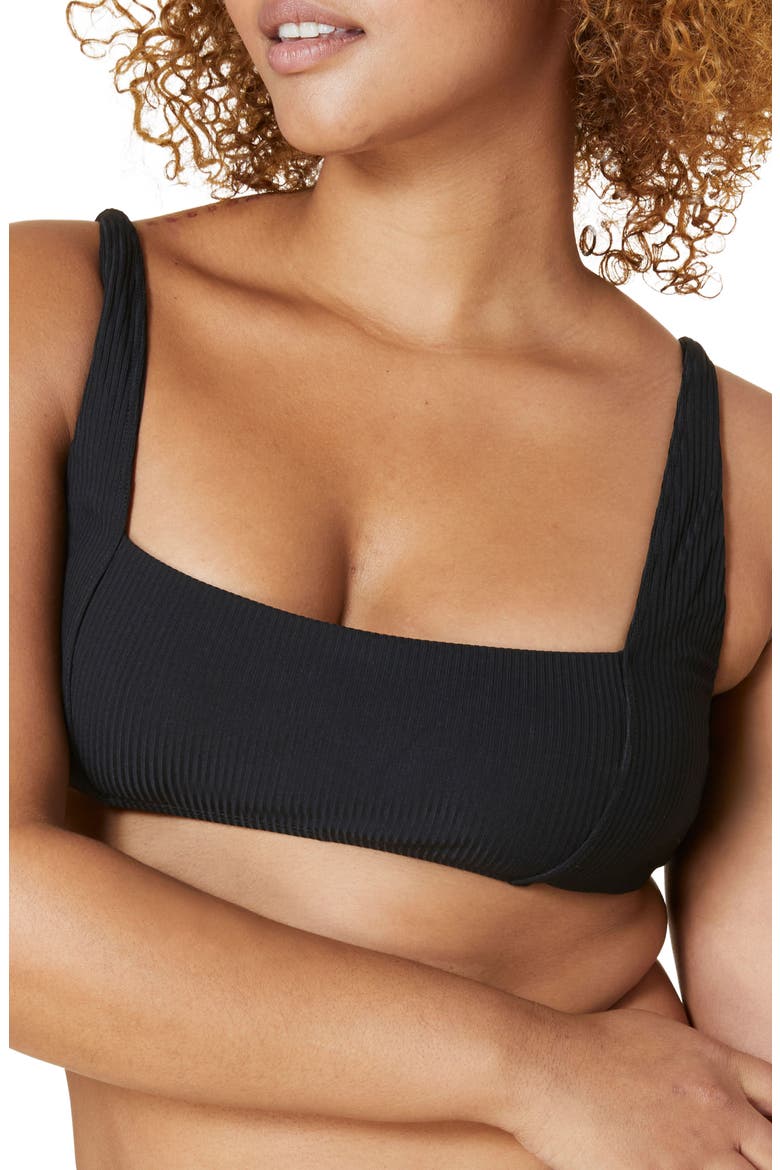 Havana Ribbed Bikini Top, Alternate, color, BLACK RIBBED