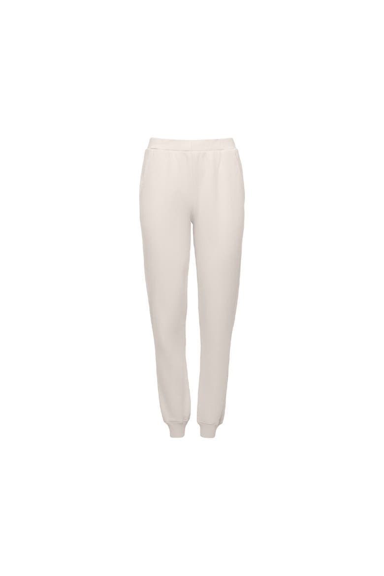 Women's Organic Cotton Teddy Everywhere Jogger, Alternate, color, Stone