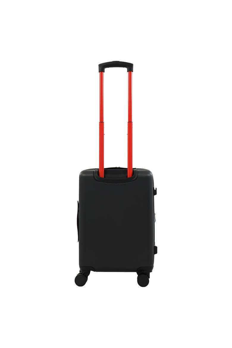 Molded U 22" Expandable Hardside Carry-On Spinner Luggage, Alternate, color, BLACK