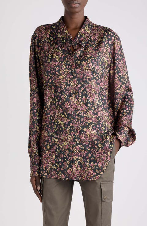 Cheers Floral Long Sleeve Shirt