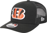 New Era Men's New Era Black Cincinnati Bengals Team Collection 9SEVENTY Stretch-Snap Adjustable Hat