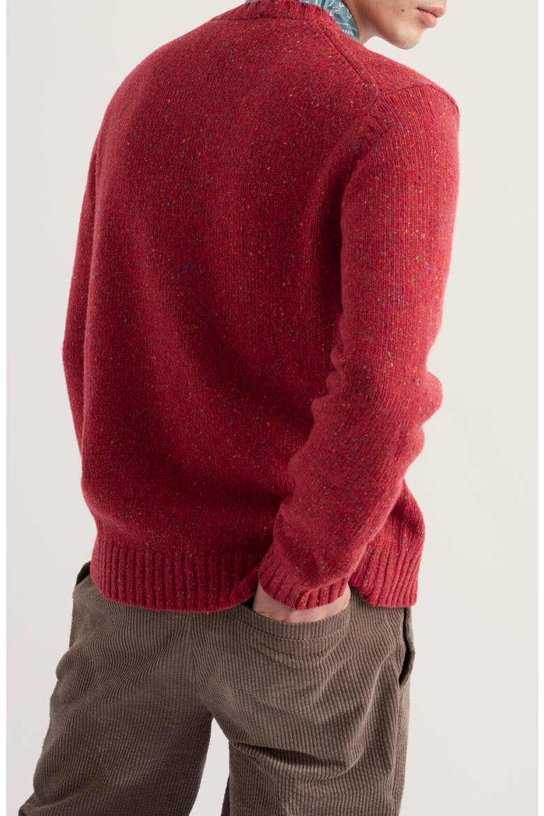 Trowan Merino Wool Blend Sweater, Alternate, color, CRAB APPLE