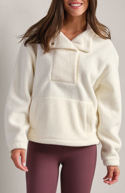 Rhone Aloft Fleece Hoodie In White